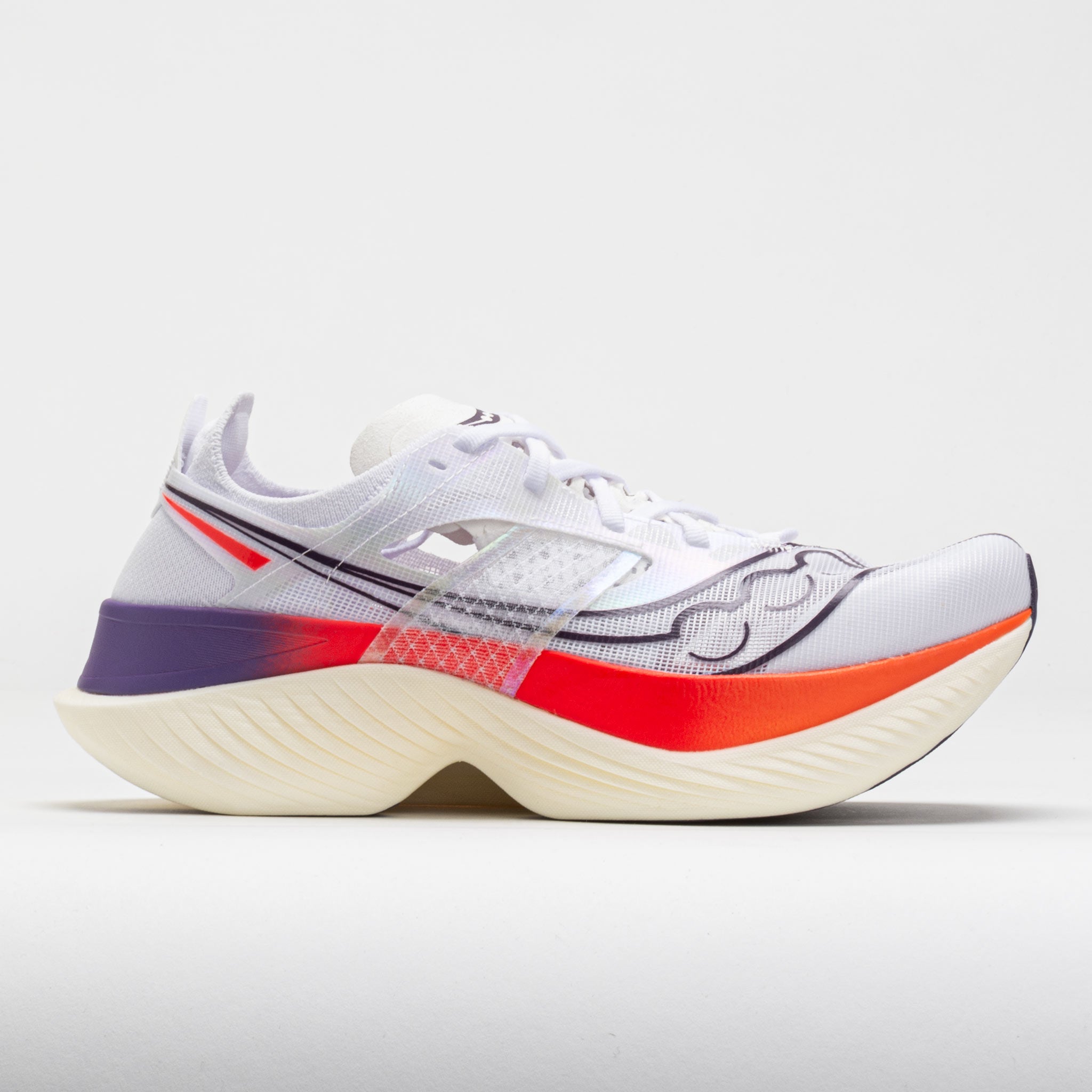 041008_3 Saucony Endorphin Elite Mens White/ViZiRed - Image 1