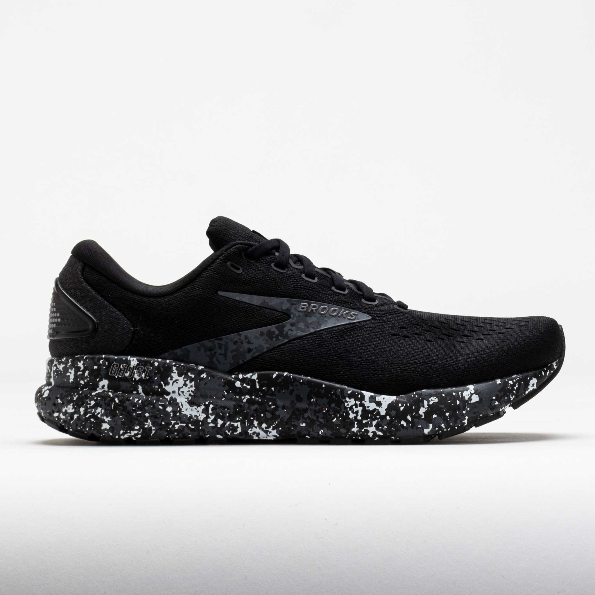 041790_3 Brooks Ghost 16 Mens Black/Iron/Lava - Image 1