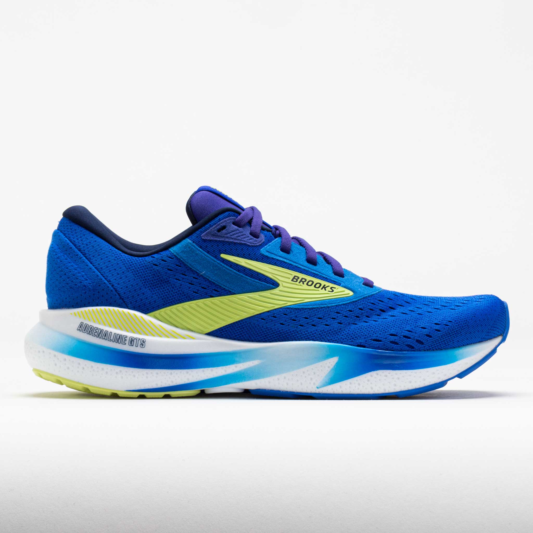 041834_3 Brooks Adrenaline GTS 24 Mens Colbalt/Neo Yellow/Peacoat - Image 1