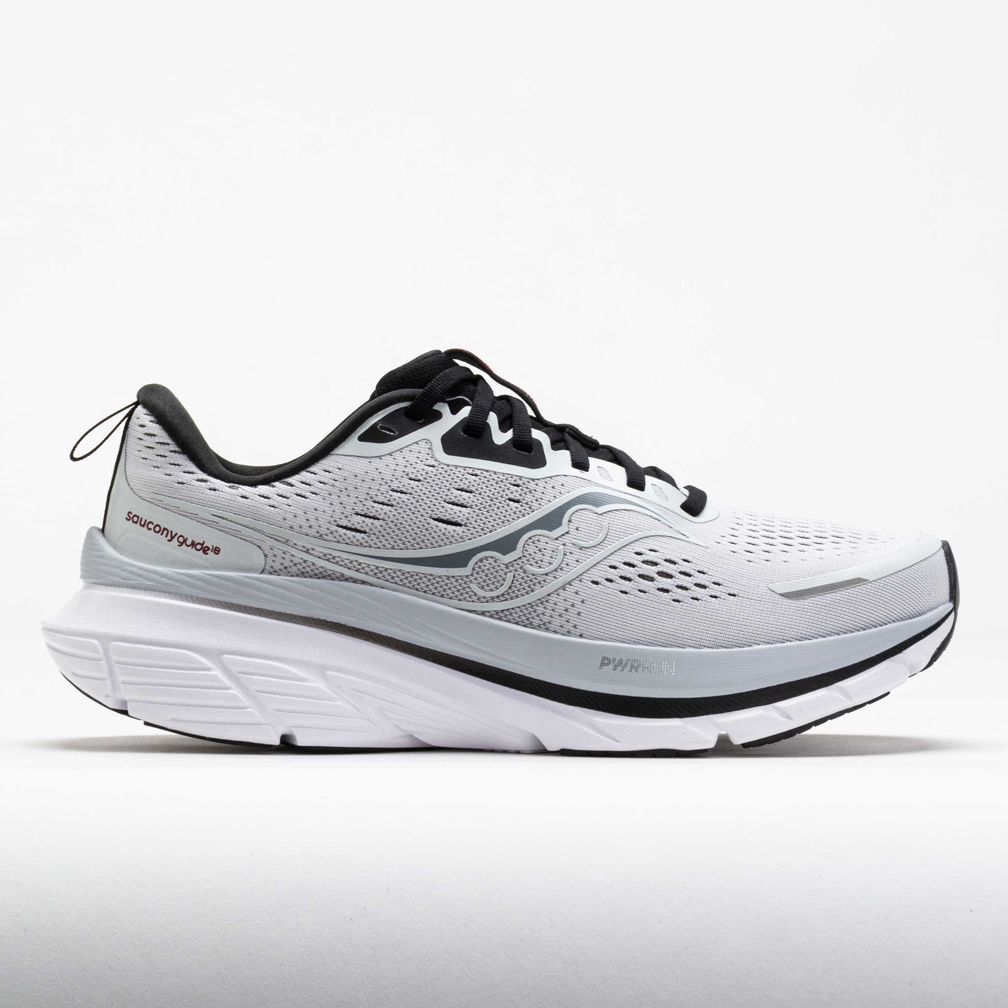 042648_3_224a0bad-5ccf-4e8e-95e7-075f72c734f4 Saucony Guide 18 Mens Cloud/Black - Image 1