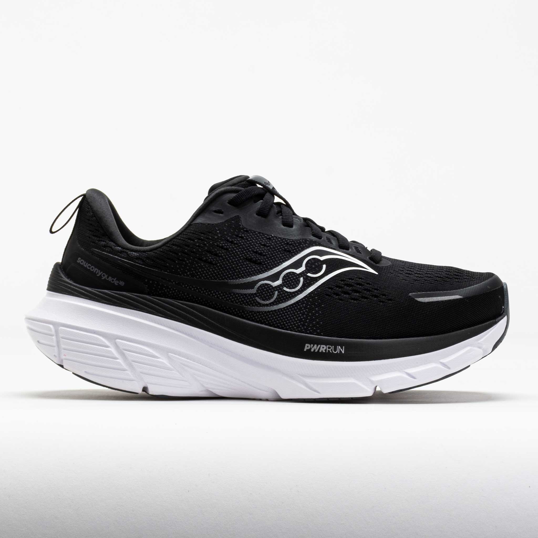042649_3 Saucony Guide 18 Womens Black/White - Image 1