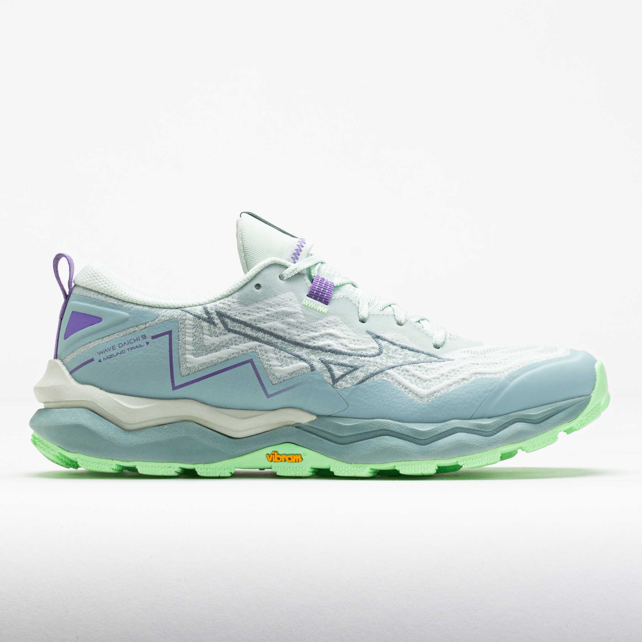 042776_3 Mizuno Wave Daichi 9 Womens Hint of Mint/Citadel - Image 1