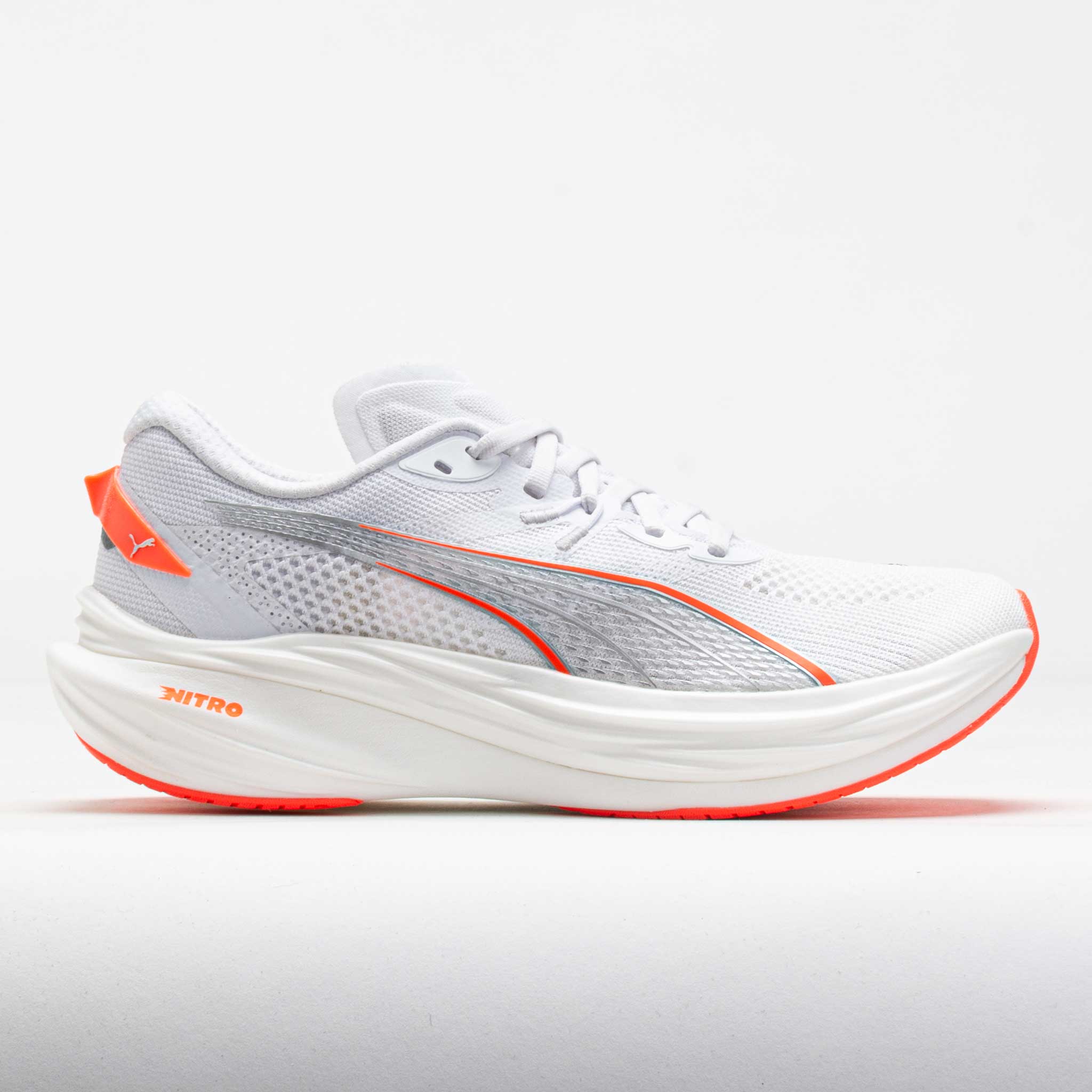 043462_3 Puma Deviate NITRO 3 Womens Puma White/Glowing Red - Image 1