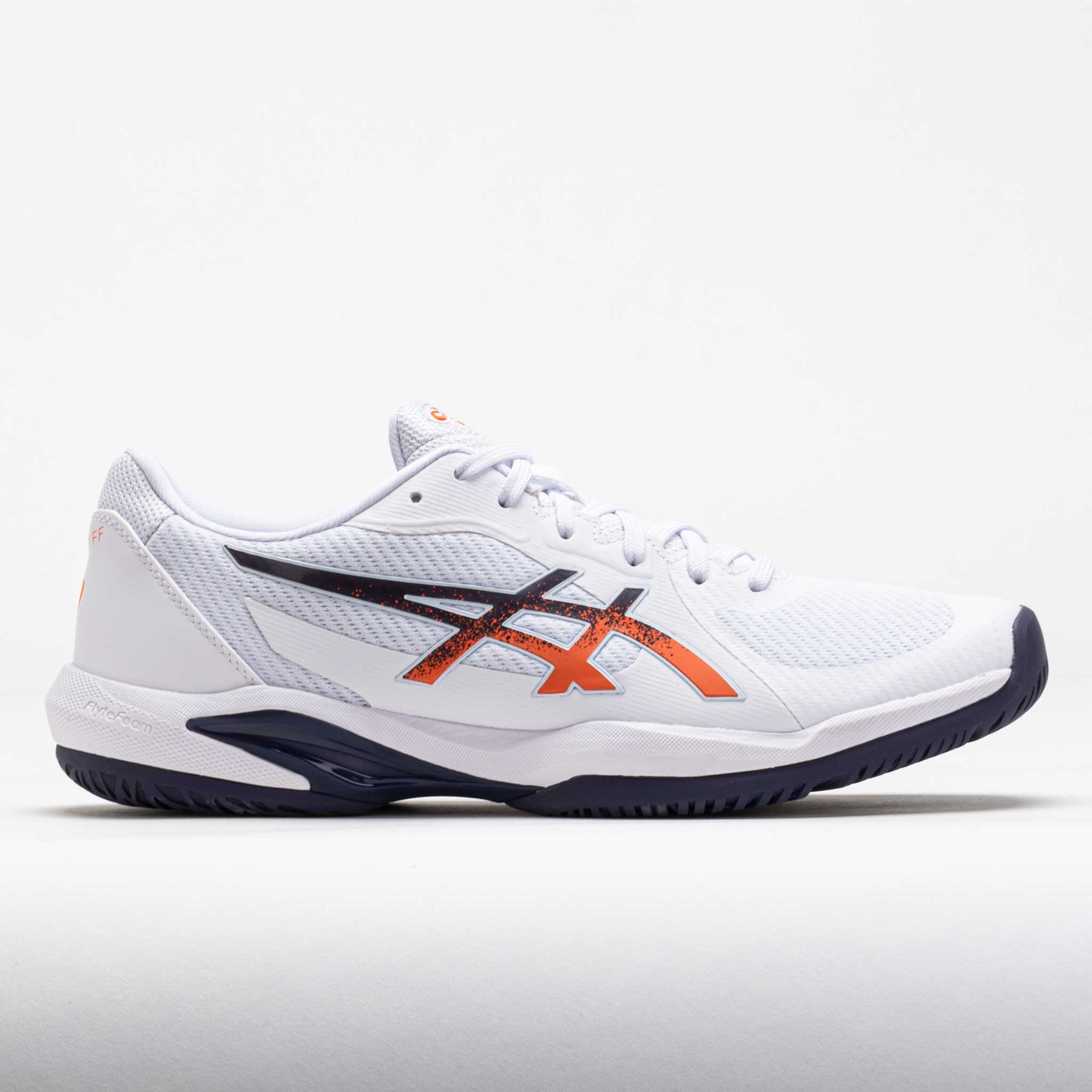 118157_3 ASICS Solutionswift FF 2 Mens White/Nova Orange - Image 1