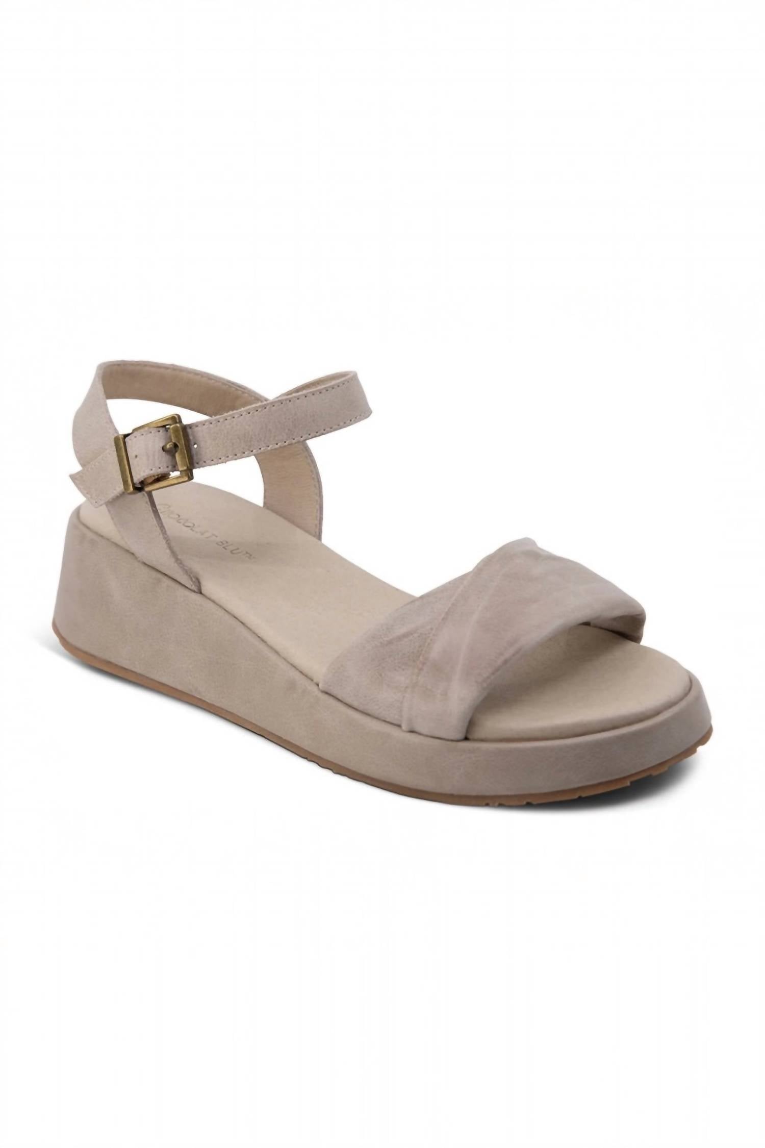1401011c-e9be-4698-9200-4d043958d10a-upscale_15k-1500x1500-70 Chocolat Blu - Women's Elly Leather Sandal - Image 1