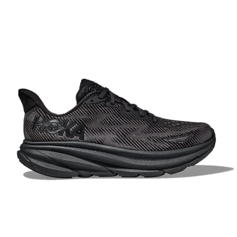 37027-BLACKBLACK-l_1145aceb-f909-49db-879a-338c8e7a987e Women's HOKA Clifton 9 - Image 1