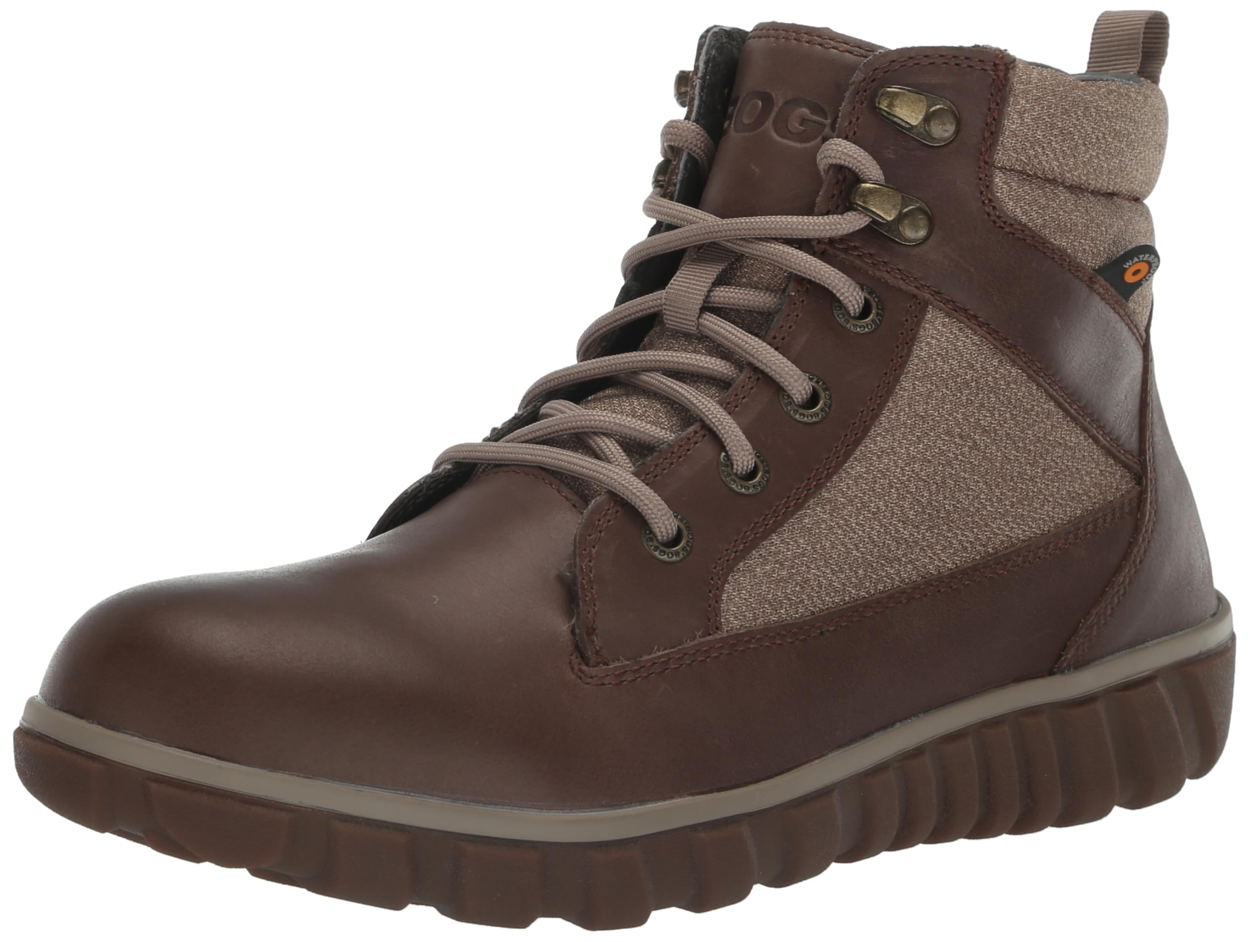 71Q0nVHluTL BOGS Classic Casual Lace Boots - Taupe - Image 1