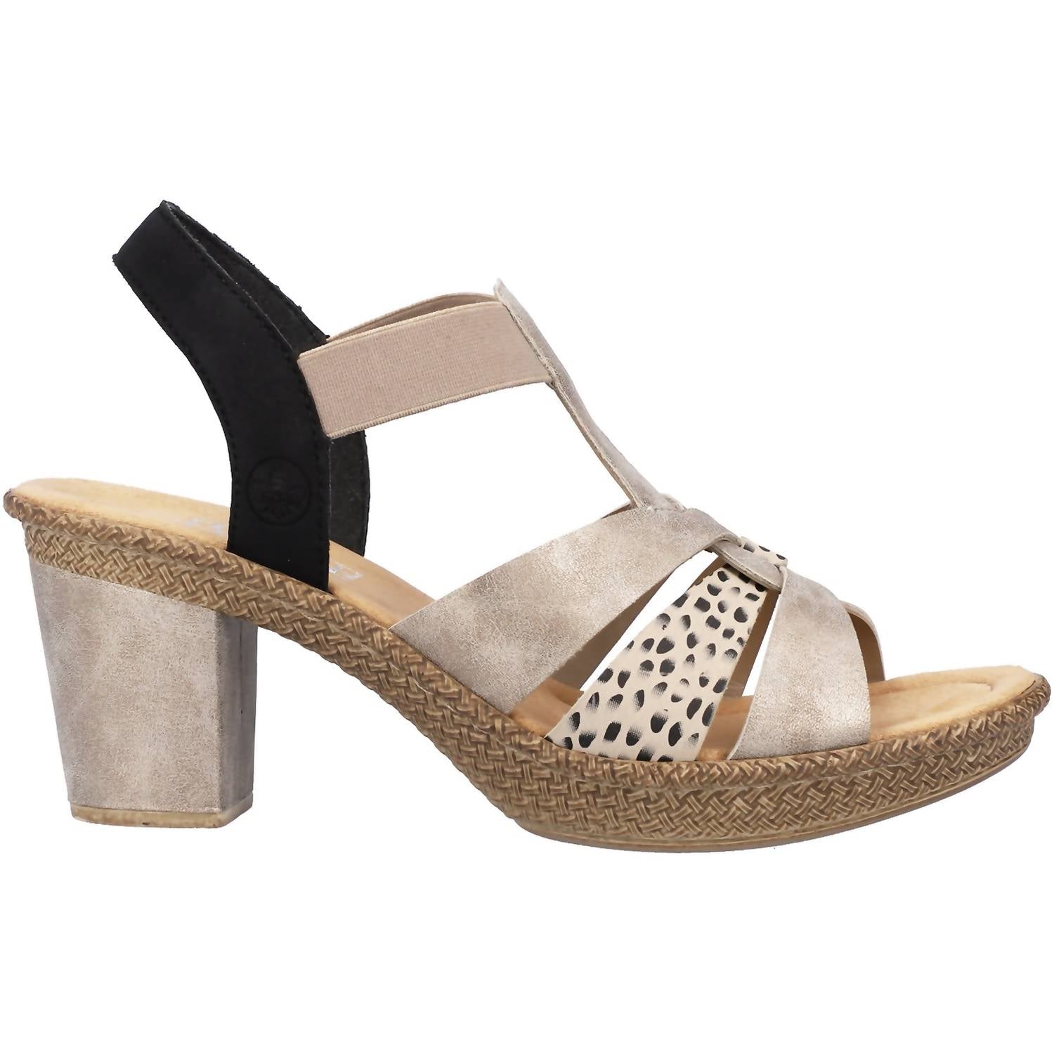 86ade15e-c77f-4c24-ac3c-ae460172dbf6-upscale_15k-1500x1500-70 Rieker - Women's Rabea K3 High Heel Ankle Strap Sandal - Image 1