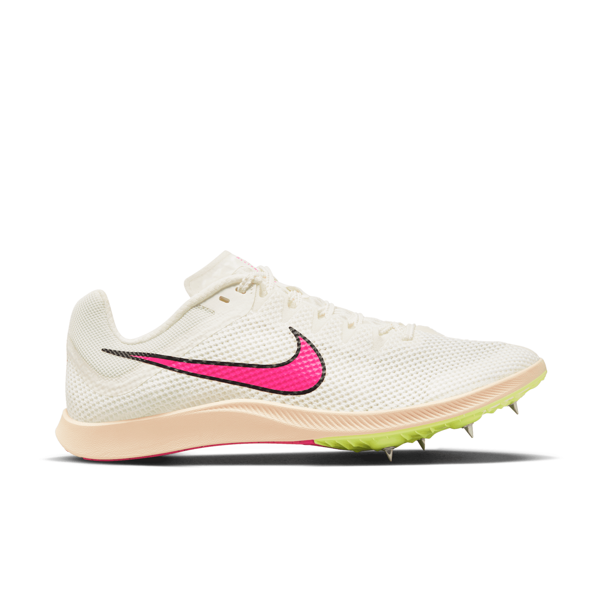 AURORA_DC8725-101_PHSRH000-2000 Unisex Zoom Rival Distance (101 - Sail/Fierce Pink-LT Lemon Twist) - Image 1