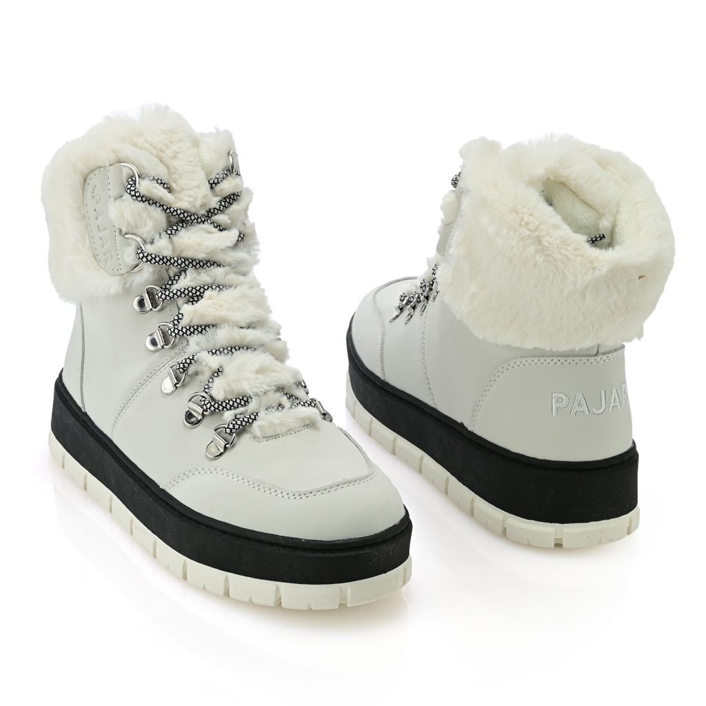 S474089-00004-00017 Pajar Canada Chalet Faux Fur Trimmed Leather Boots - Image 1