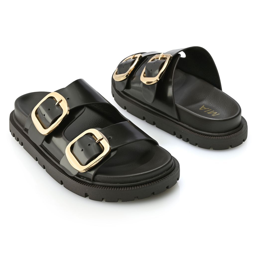 S475009-00007-00011 MIA Gen Dual Buckle Strapped Sandals - Image 1