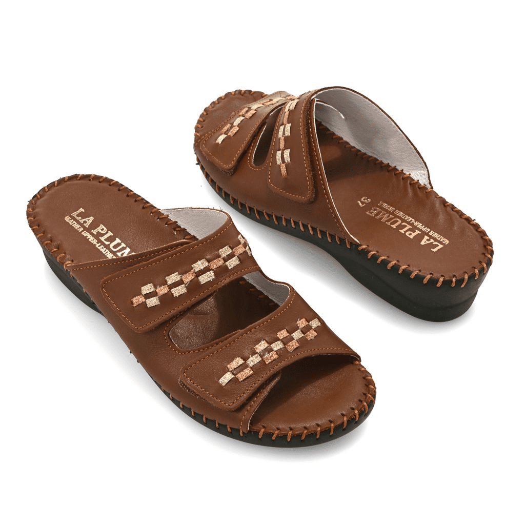 S475330-00007-13401 La Plume Martina Italian Made Leather Sandals - Image 1