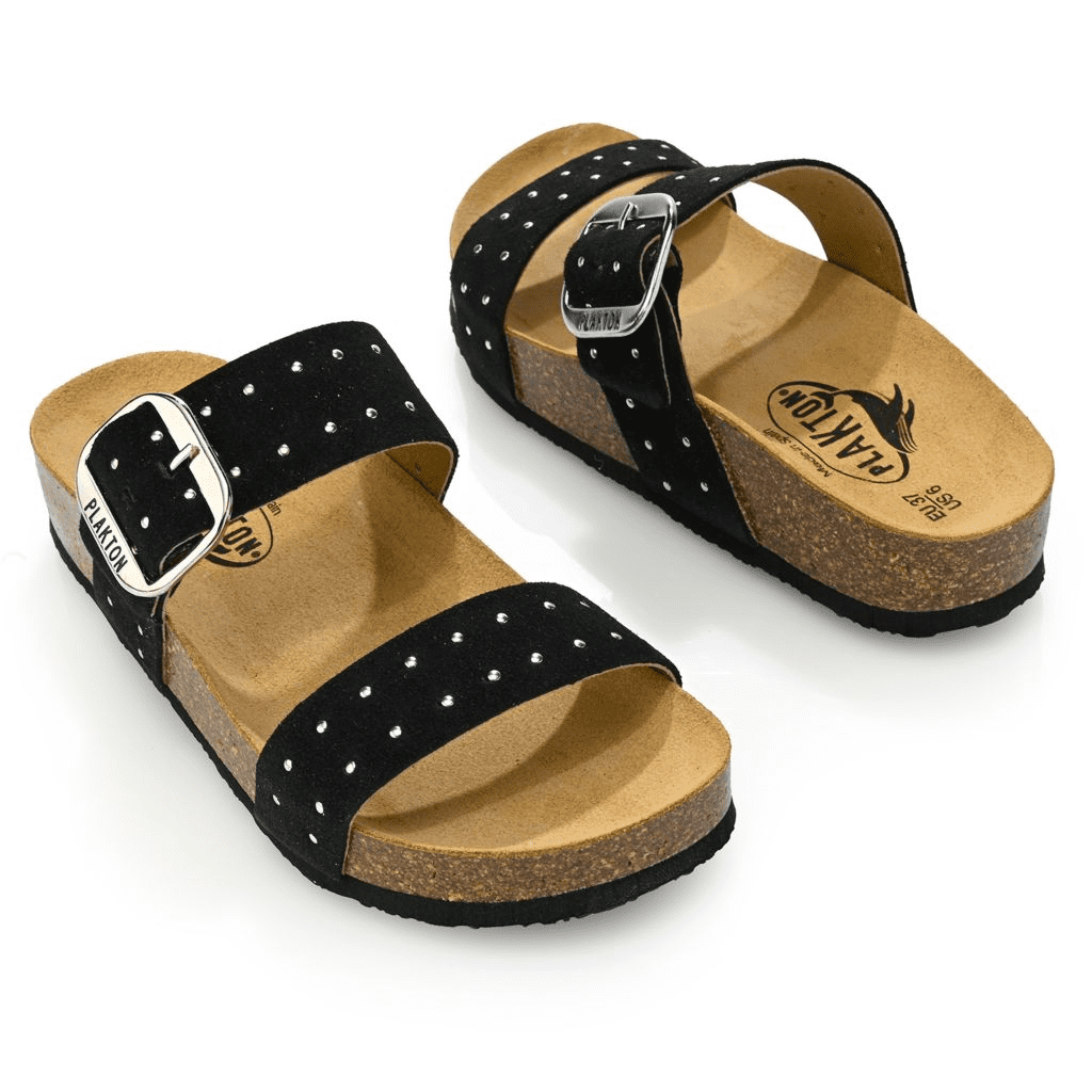 S475531-00003-09490 Plakton Claire Slide-on Adjustable Sandals - Image 1