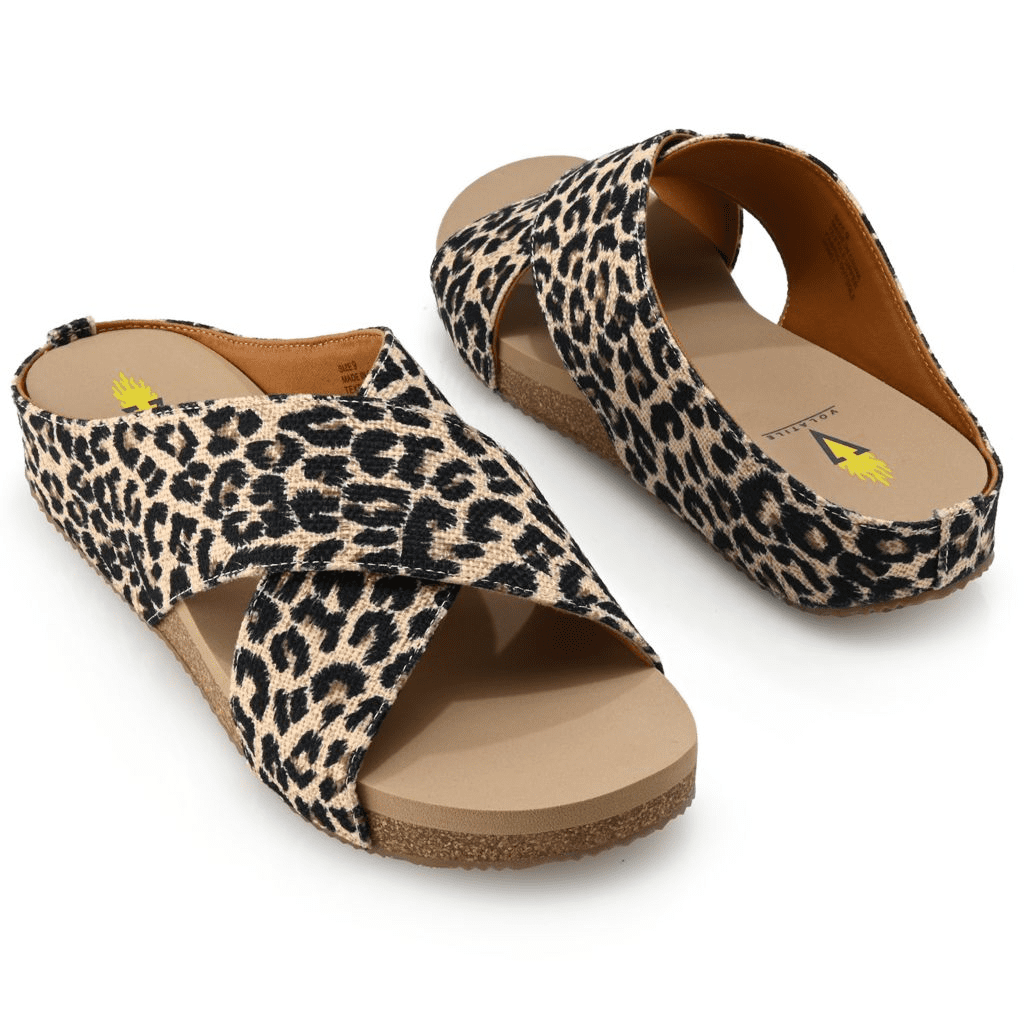 S475913-13072-00009 Volatile Ablette Ultra Comfort Slip-on Crisscross Slides - Image 1