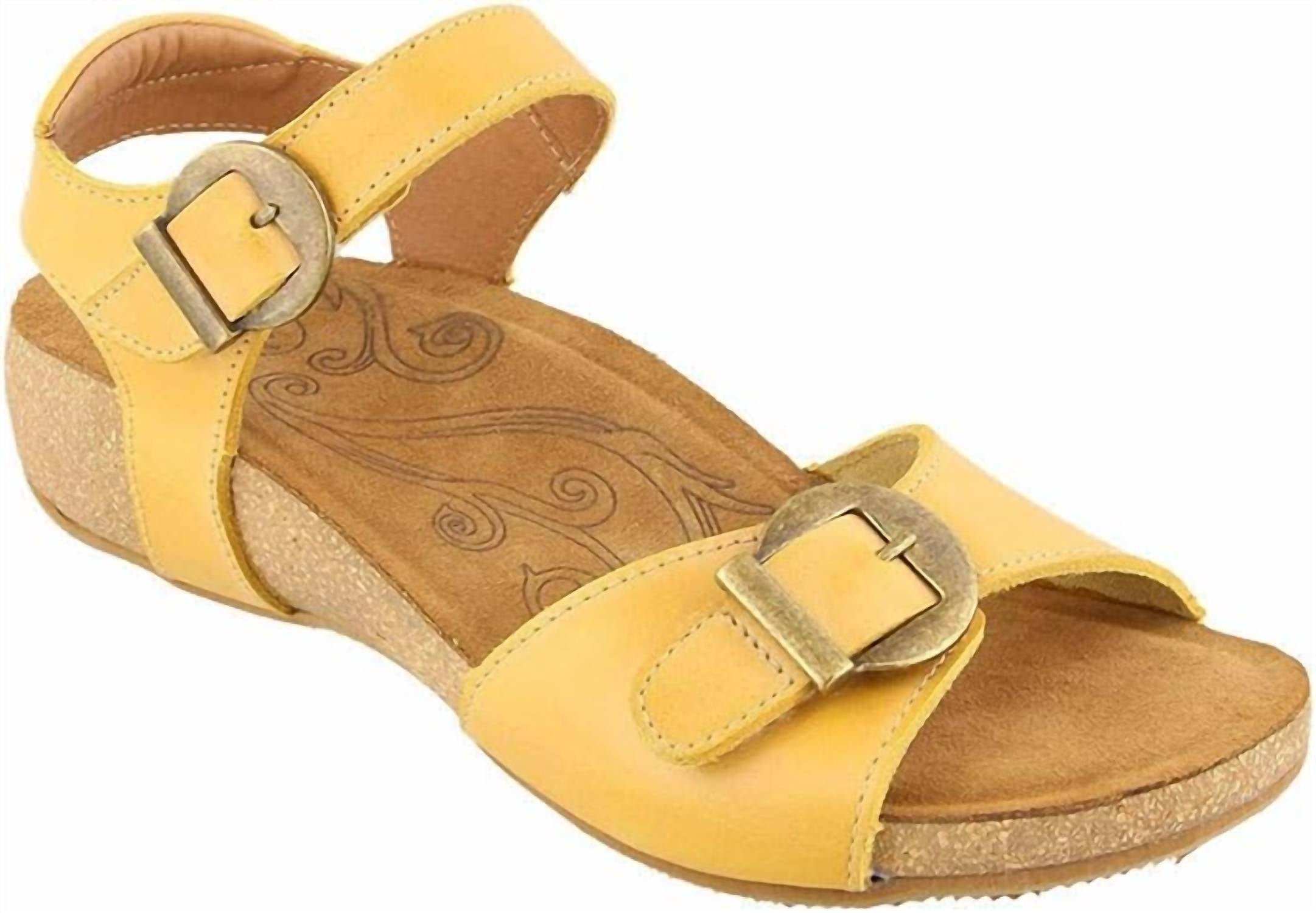 e1f97cfd-a501-454d-be6b-8d2bdbcb35c7-upscale_15k-1500x1500-70 Taos - Women's Vera Golden Sandal - Image 1