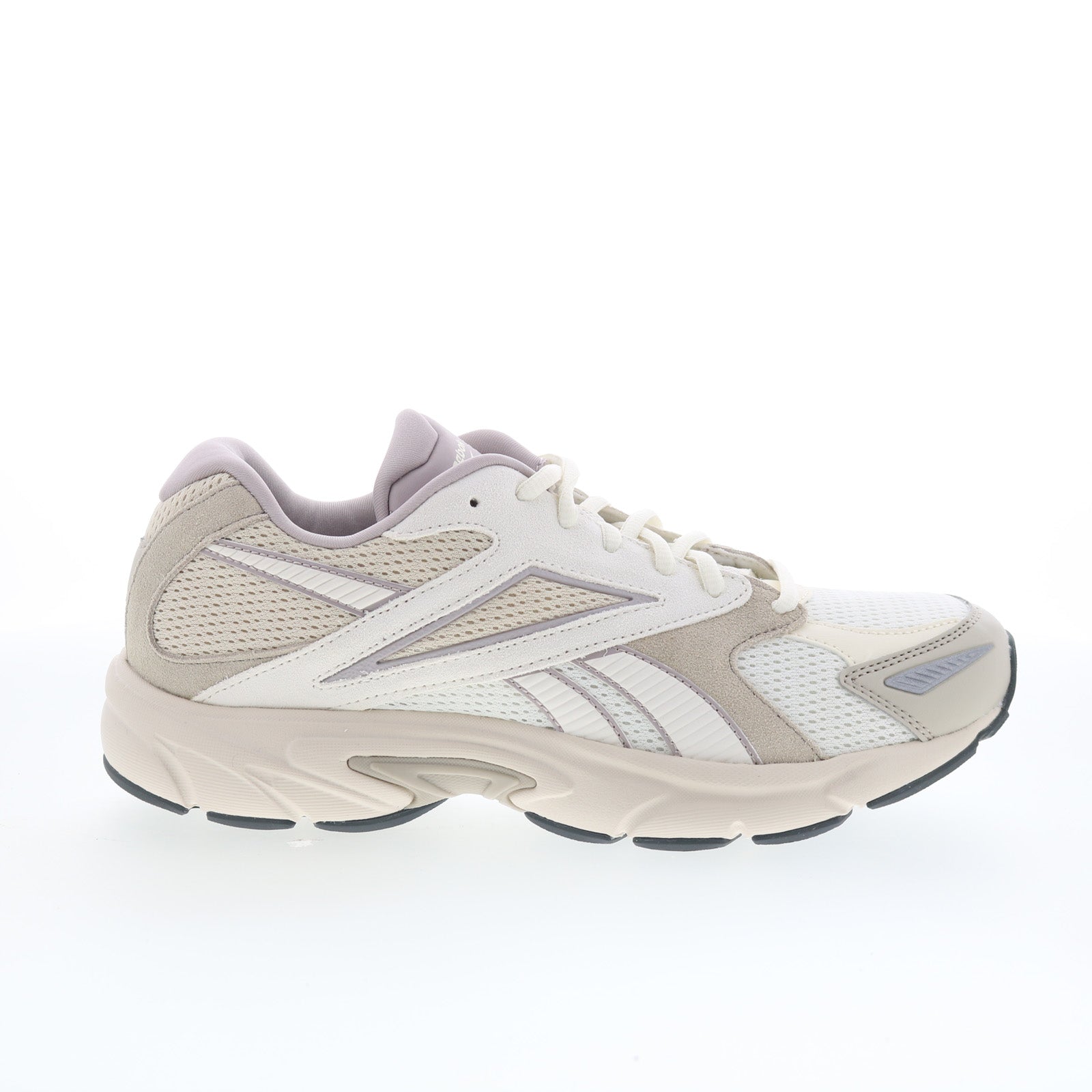 100211341_rbk_road_prime_chalk_brand_01_4cb0b5ac-6afe-4c8e-aa41-51f142541213 Reebok Road Prime Mens Beige Mesh Lace Up Lifestyle Sneakers Shoes - Image 1