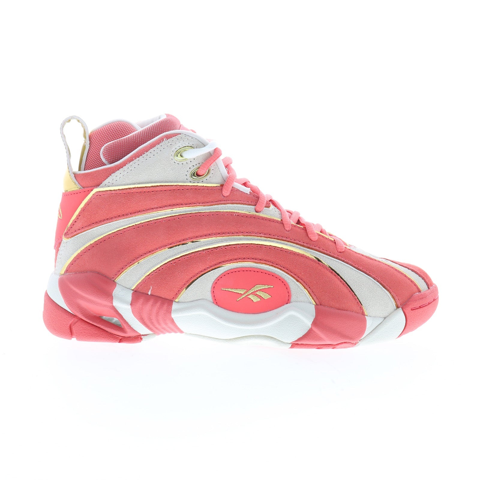 100228937_shaqnosis_clk_snstcrl_clk_01_ff7ae72d-b400-4606-9a6e-605fef6f101a Reebok Shaqnosis Angel Reese Mens Red Suede Lace Up Lifestyle Sneakers Shoes - Image 1