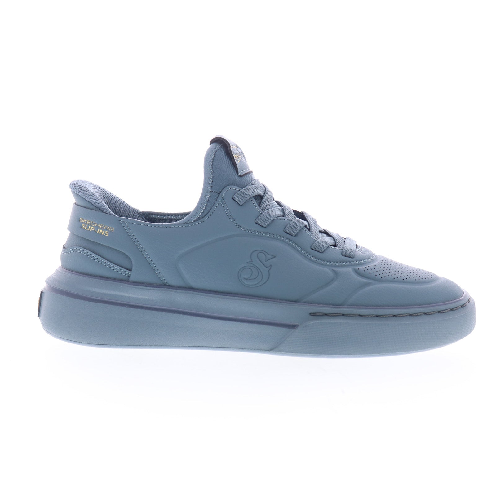 251100-slt_snoop_one_next_episode_slate_01_aabef2de-625b-4453-97d7-a5449dd41f94 Skechers Slip-ins Snoop Dogg One Next Episode Mens Blue Sneakers Shoes - Image 1