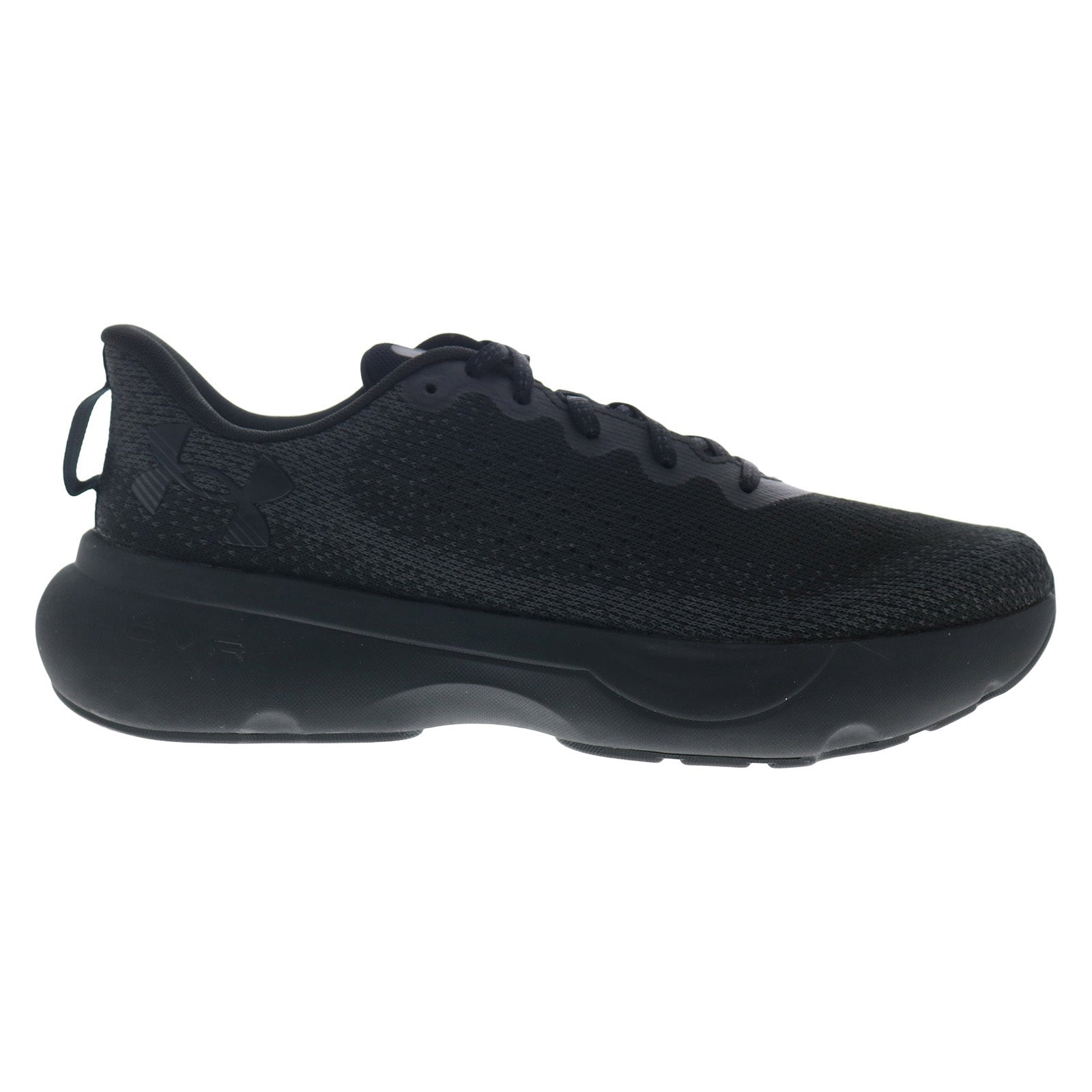 3027523-002_blk_reshoot_01_91717fef-6144-4e38-a644-35cee7402511 Under Armour Infinite 3027523-002 Mens Black Canvas Athletic Running Shoes - Image 1
