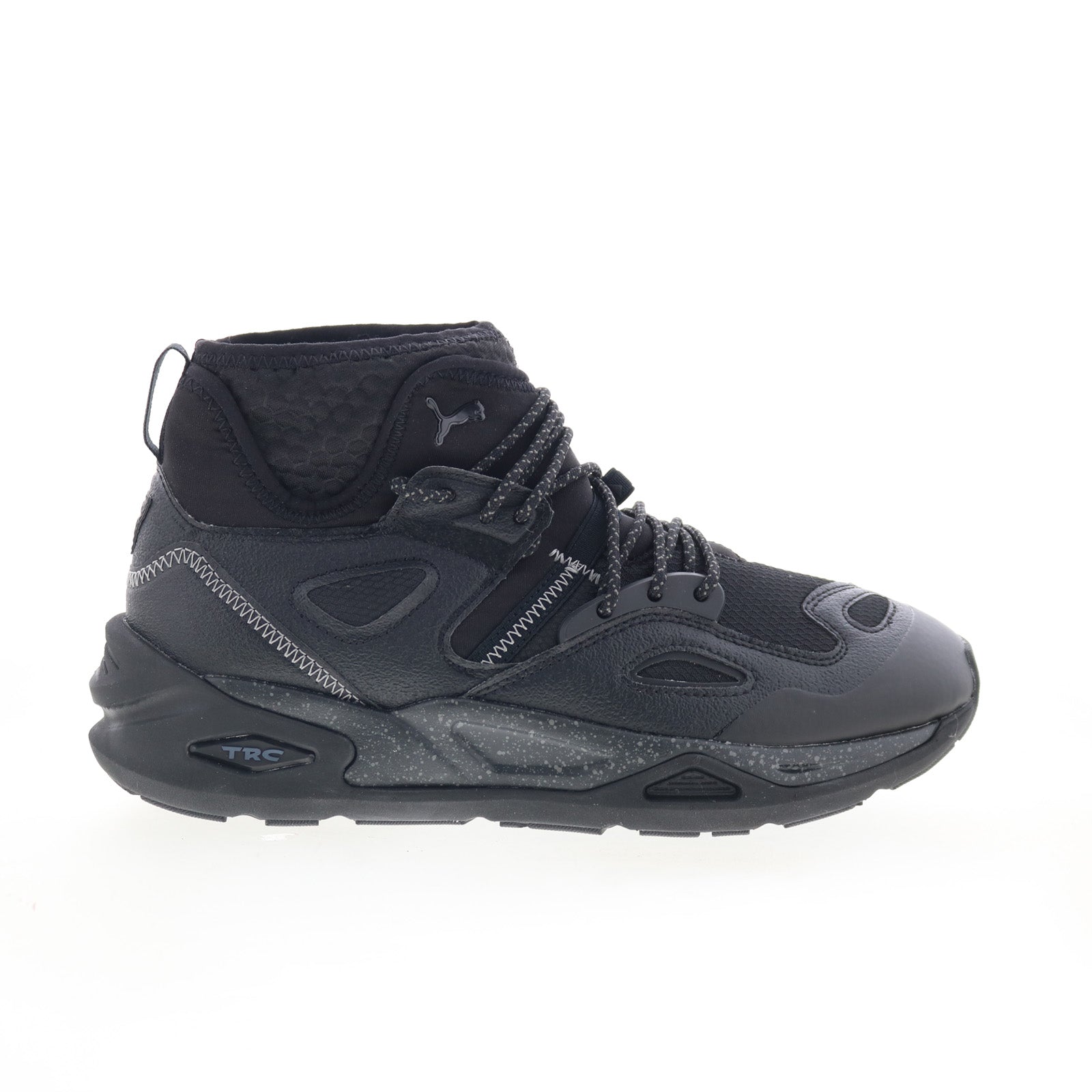 Puma TRC Blaze Mid Core WS 38662101 Mens Black Lifestyle Sneakers Shoes - Image 1