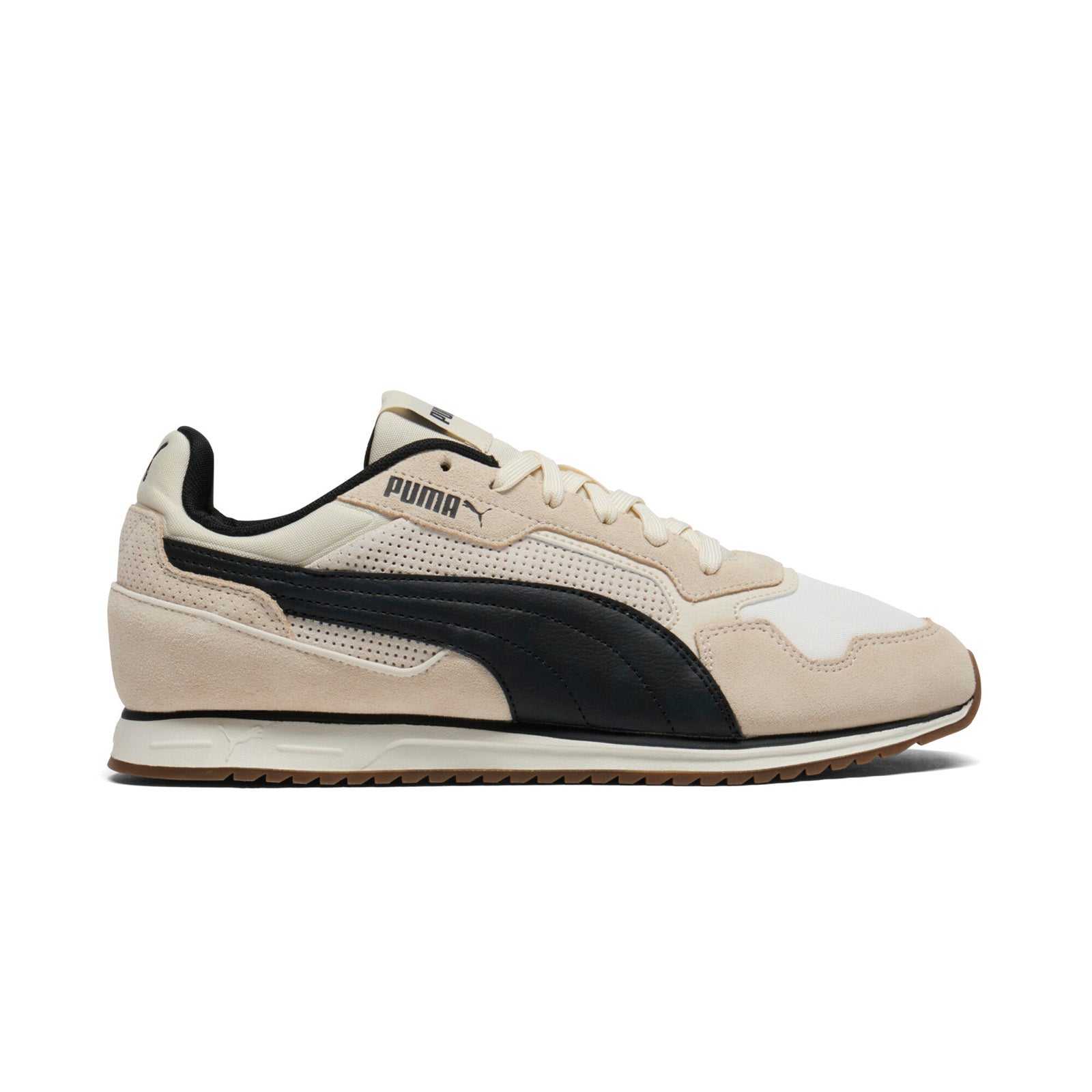 40266705-IMG6_01_c7ed8a60-2671-49f9-99ab-261cd9fe0816 Puma Softride ST Miler SD 40266705 Mens Beige Suede Lifestyle Sneakers Shoes - Image 1