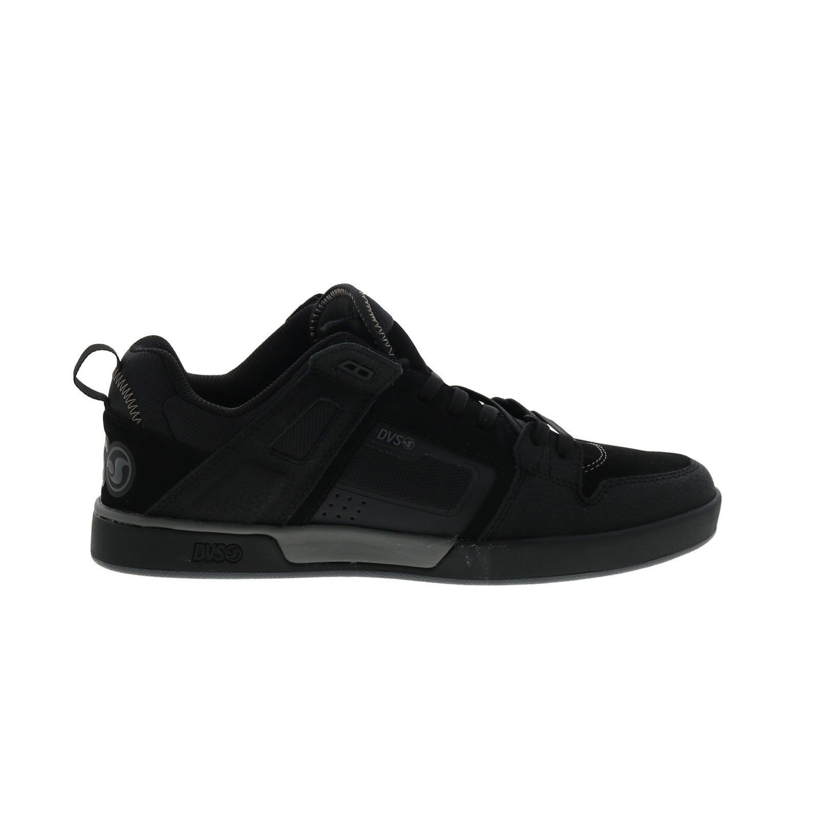 dv012490001_black_black_01_a9becca2-1fa7-4784-aa14-a24d09ed5cc6 DVS Comanche LT DV01249001 Mens Black Nubuck Skate Inspired Sneakers Shoes - Image 1