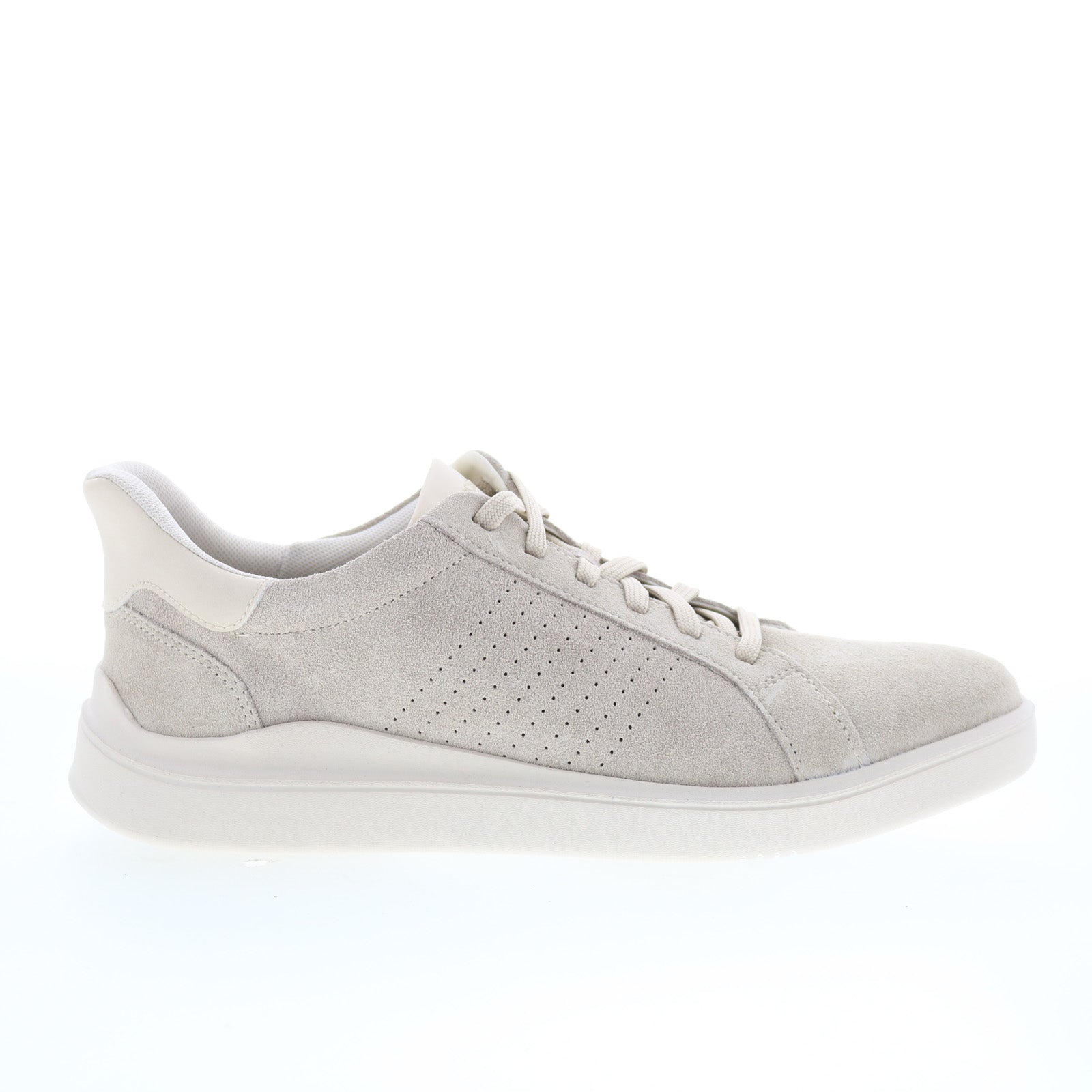 rmtristenl2_medium_gray_01_5acd67e9-b1a8-49ed-a6d4-8ed8d267a309 Rockport Tristen Step Activated Lace Up Mens Gray Wide Sneakers Shoes - Image 1