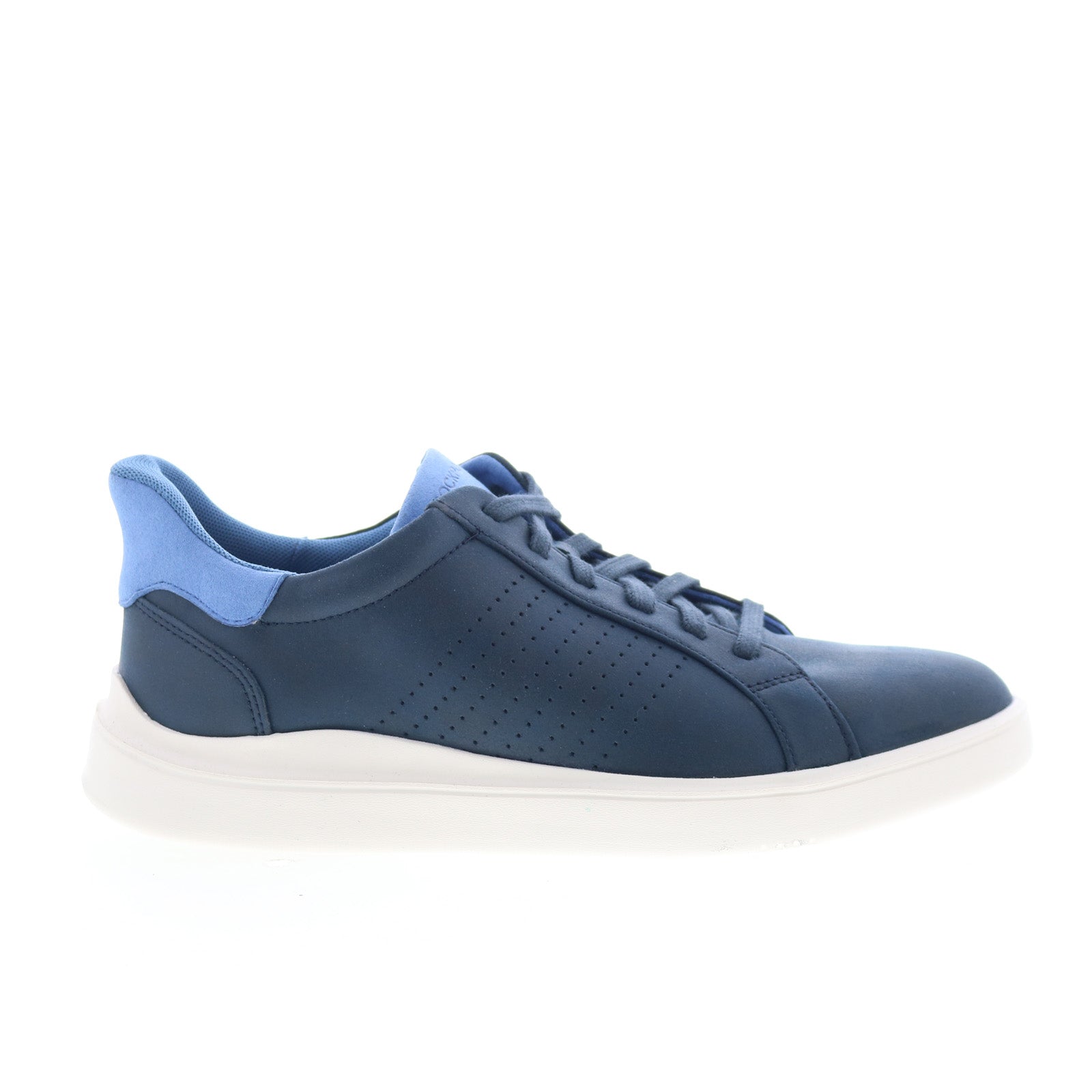 rmtristenl_dark_blue_01_b988e629-14bd-4625-b360-4c071a54137f Rockport Tristen Step Activated Lace Up Mens Blue Lifestyle Sneakers Shoes - Image 1