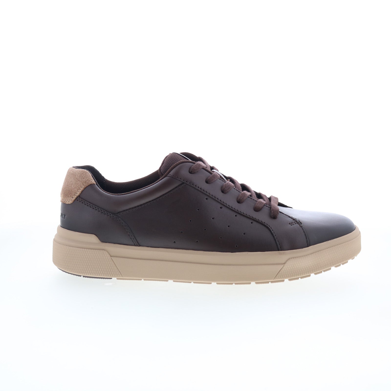 rmtrmtarquin_dark_brown_01_310c002f-86e2-43a3-824d-fc80c770a50e Rockport Total Motion Tarquin Mens Brown Wide Lifestyle Sneakers Shoes - Image 1