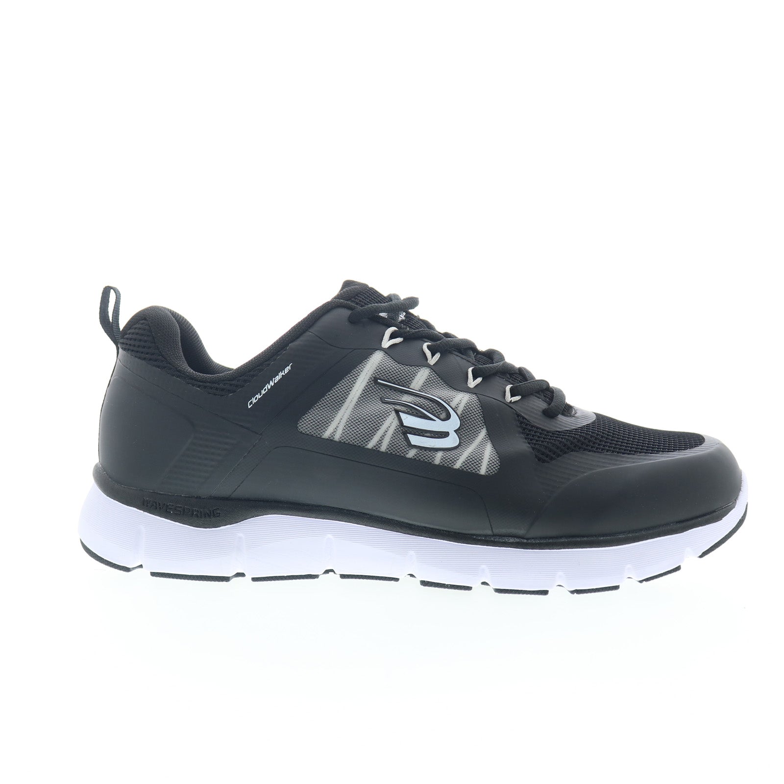 scld101-6e_cloud_walker_blackwhite-img4_01_71afd491-1430-473d-8598-52fea90d9934 Spira Cloud Walker Mens Black Extra Wide Lifestyle Sneakers Shoes - Image 1