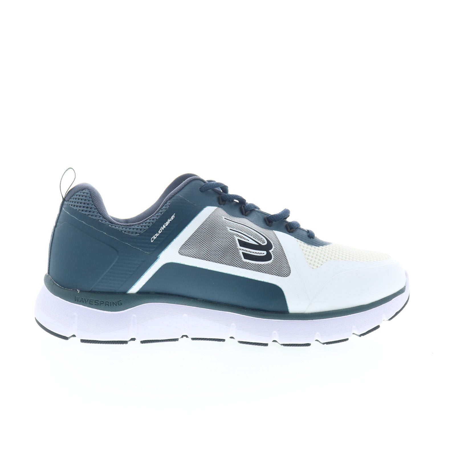 scld121-6e_cloudwalker_whitenavyblack-img4_01_5afd055f-549a-436e-9278-be0fe1b027c6 Spira Cloud Walker Mens White Extra Wide 4E Lifestyle Sneakers Shoes - Image 1