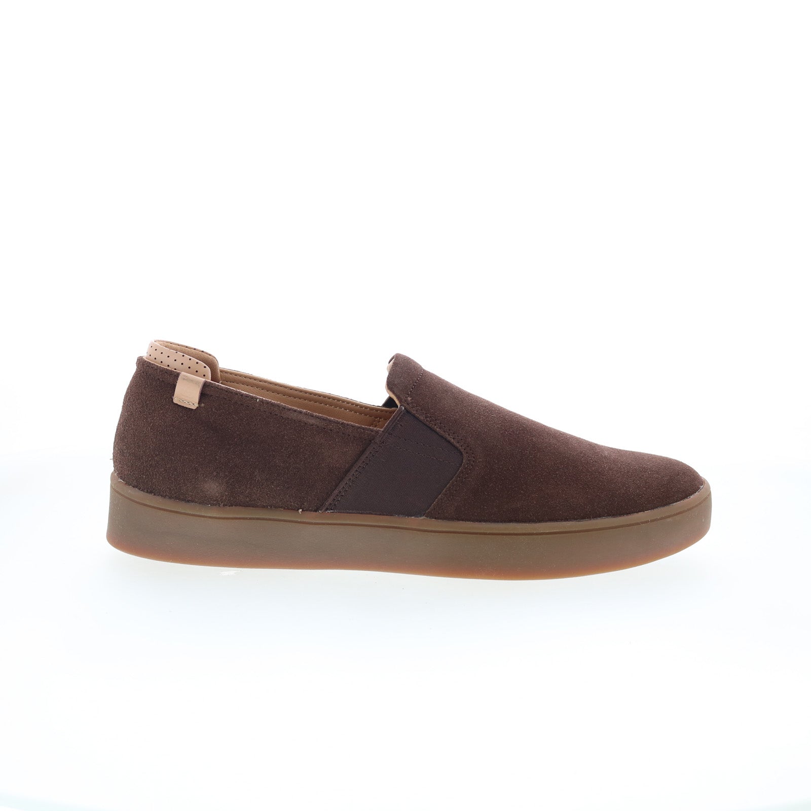 sp2004ffr_BACKSIDE_SLIP-ON_FRENCH_ROAST_01_c92f1ea7-e1c8-45c0-a814-ca52dd5fec32 Spenco Backside Slip-On SP2004FFR Mens Brown Suede Lifestyle Sneakers Shoes - Image 1